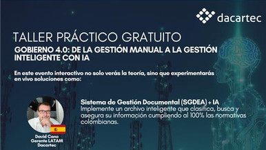 Dacartec impulsa el Gobierno 4.0 con IA en gestión documental